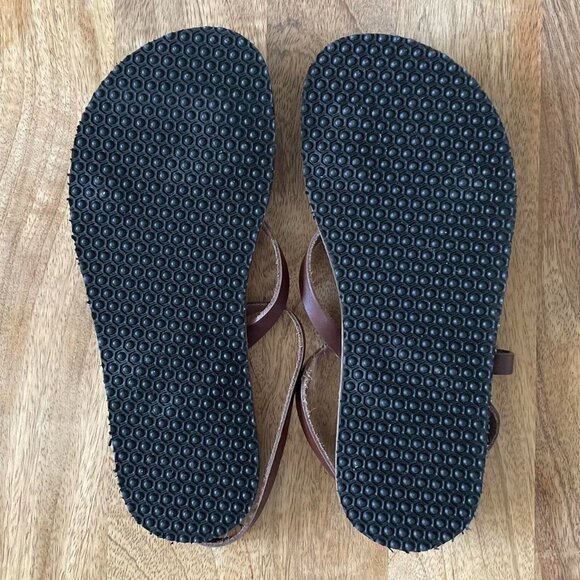 NEW IN BOX Barefoot Leather Toe-Ring Sandals, Zero Drop - Picture 4 of 5